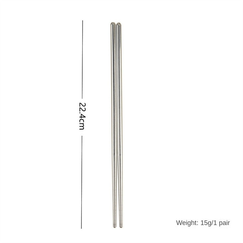 Conjunto de Hashis de Aço Inoxidável para Casa Hashis Reutilizáveis para Adultos Hashis Antiderrapantes Utensílios de Cozinha