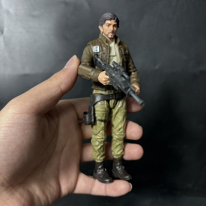 Star Wars Black Series Mandalorian Boba Fett Stormtrooper Trapper Wolf Obi-Wan Kenobi Action Figure Modelo Brinquedo Hobby Presente