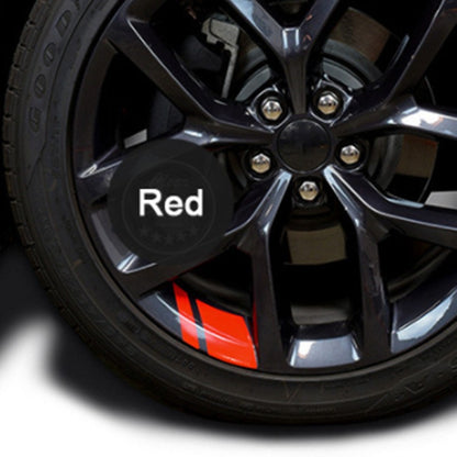 6 Adesivos de Carro Reflexivos para Cubo de Roda Decalques Resistentes Tampa Acessório Exterior Decoração de Carro para Dodge Chrysler Jeep