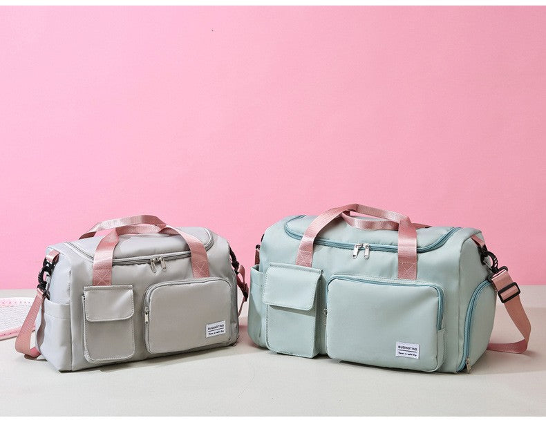 Womne's Travel Bags Handbags Gym Shoulder Bags Oxford Fitness Camping Trekking Bags Hiking Waterproof Outdoor Crossbody Bag