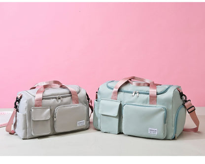 Womne's Travel Bags Handbags Gym Shoulder Bags Oxford Fitness Camping Trekking Bags Hiking Waterproof Outdoor Crossbody Bag