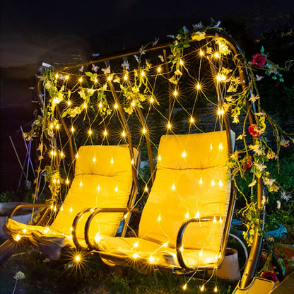 Luzes de corda de rede de LED 8 modos 220V 110V plugue UE/EUA Festival Decoração de Natal Guirlandas Festa de Natal Jardim Ano Novo Casamento