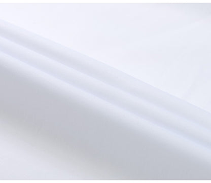 Men's Formal Long Sleeve Dressy Shirt Covered Buttons Front Placket Fits Comfortably French Cuffs Shirts Random Metal Cufflinks