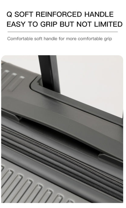 sushimu Suitcase Wide Handle Travel Suitcase Men 20 24 26 Carry-On Luggage Women PC  Trolley Case Can expand capacity