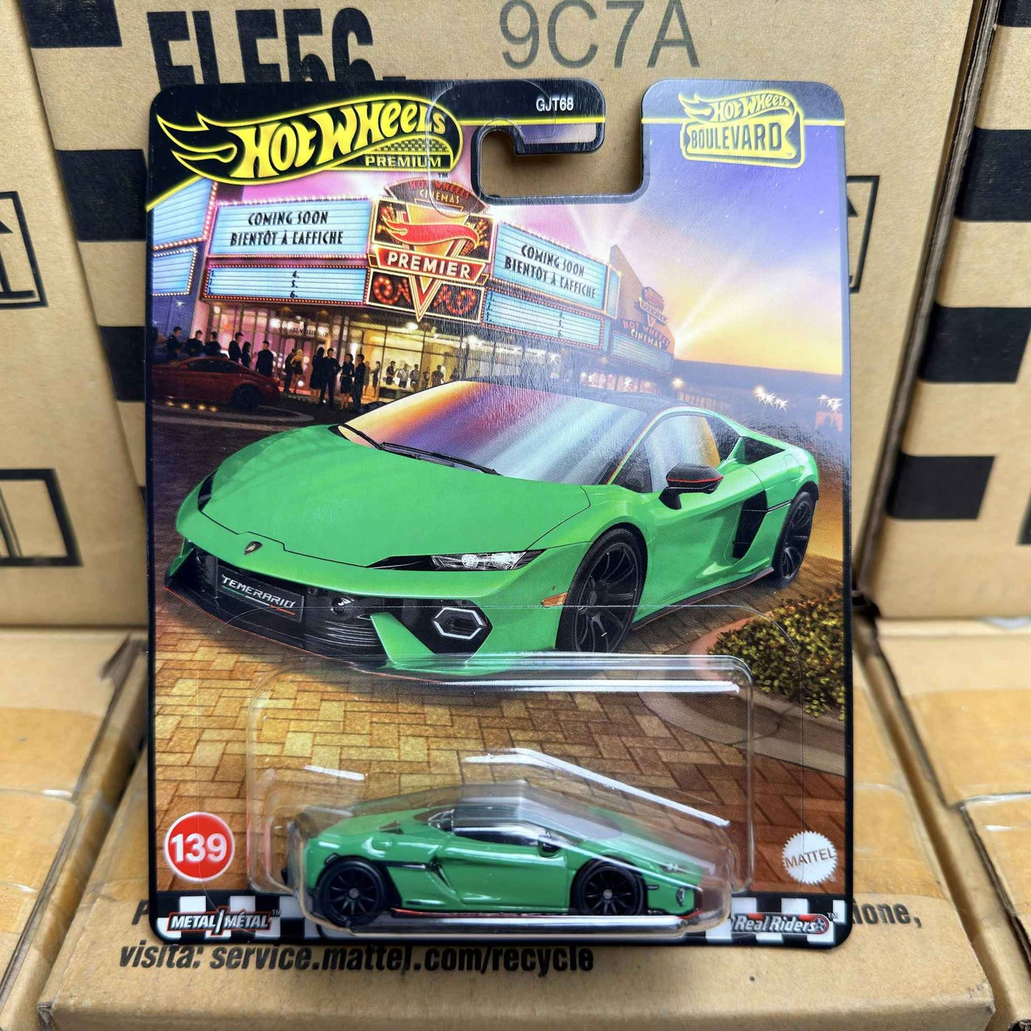 In Stock Hot Wheels Premium Boulevard 1:64 Diecast Collectible Car Model Ford GT Nissan Lamborghini Ford RS200 Alloy Vehicle Toy