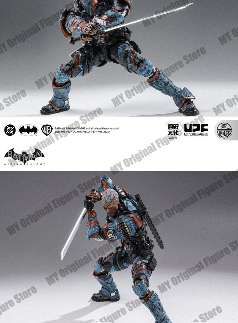 EM ESTOQUE LPZZ Deathstrok Figura U-P-Finegures Arkham Knight V8.04 Terno Bonecos de Ação Batman Estatueta 1/12 Coleção DC Brinquedo