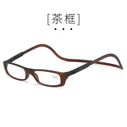 Presbyopic Glasses Presbyopia Protection Goggles Stone Man Mirror Transparent Acetate Rotatable Eye Wholesale Strong Magnetic