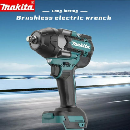 Parafusadeira de impacto Makita 18V com carregamento, chave elétrica de lítio sem escovas, alto torque DTW700 DTW700RGD