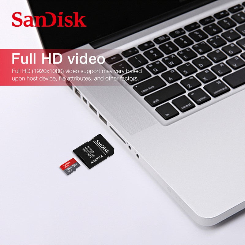 Cartão Micro tf SD Sandisk Ultra SD 128 GB 32 GB 64 GB 256 GB, Cartão de Memória Flash SD/TF 32 64 128 GB miniSD para Celular