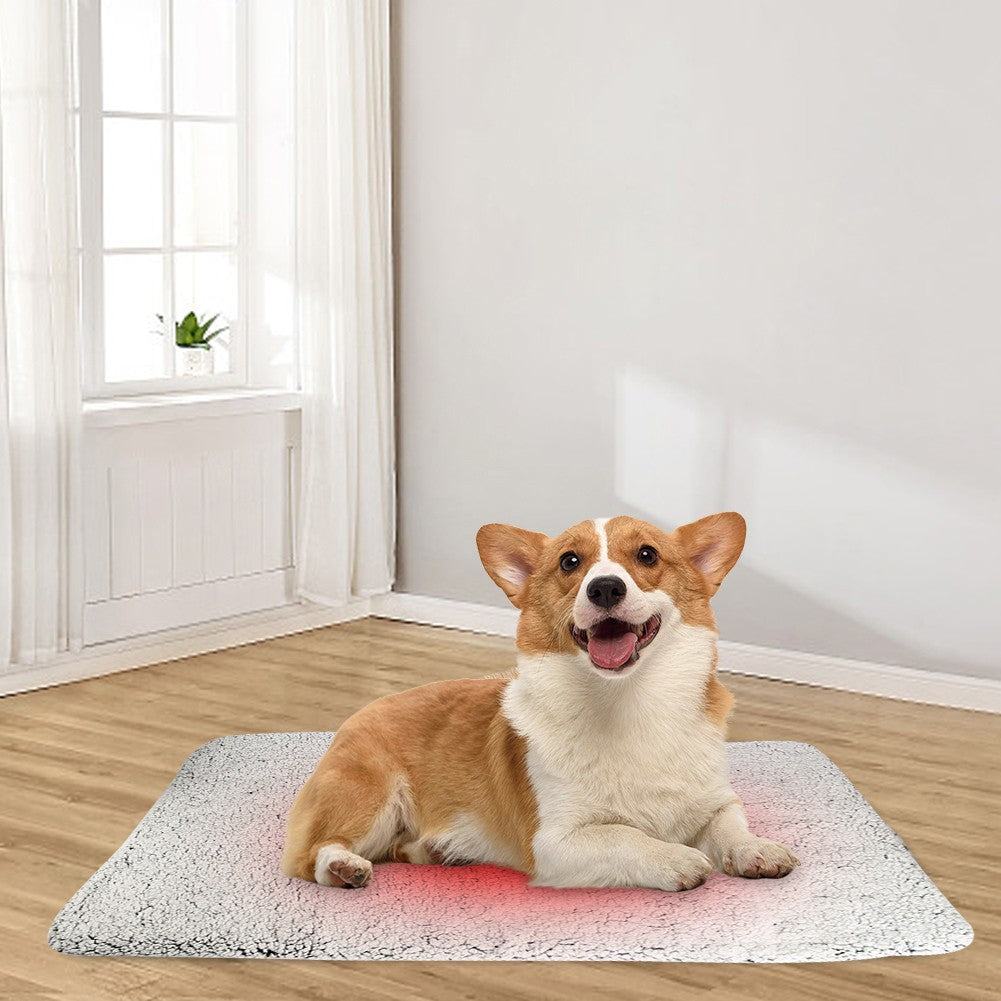 Almofada de Cama para Gatos Autoaquecível Tapete Térmico Autoaquecido para Cães e Gatos Colchonete Lavável para Animais de Estimação Confortável para Gatos Internos e Cães Pequenos