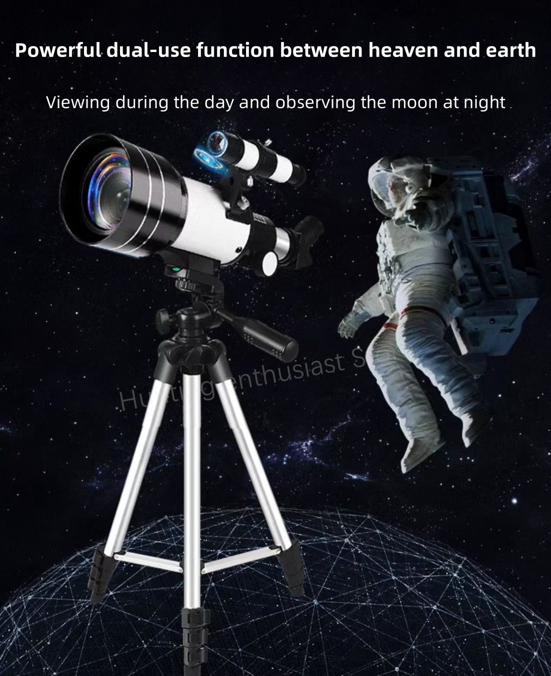 Telescópio Astronômico de Alta Ampliação e Observação Lunar Profissional Infantil de Alta Potência e Alta Definição para Uso Externo
