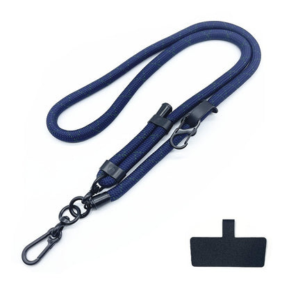 Cordão de Telefone Ajustável 1 Cm de Diâmetro Capa Universal Externa Transversal Ombro Cartão Corda de Pescoço Clipe Alça de Pulso Anti-perda