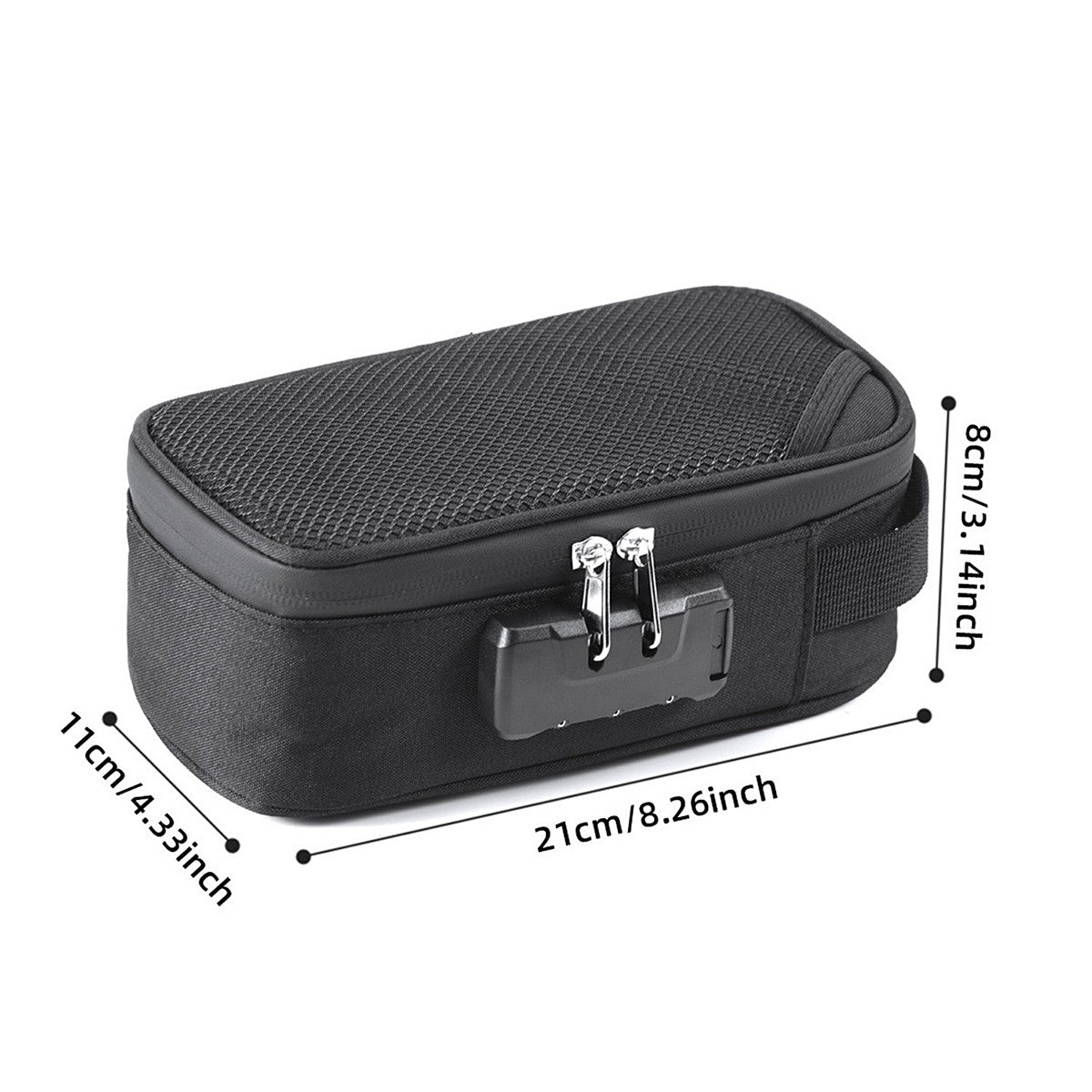 Smell Proof Bag Large-capacity With Lock Activated Carbon Deodorant Bag Portable Pipe Bag Convenient Storage Bag
