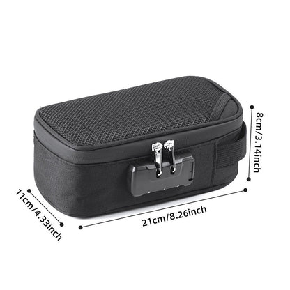 Smell Proof Bag Large-capacity With Lock Activated Carbon Deodorant Bag Portable Pipe Bag Convenient Storage Bag
