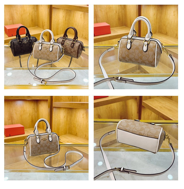 Classic Retro Boston New Small Bag Casual and Versatile Temperament Good Look Popular Hot Style Crossbody Bag