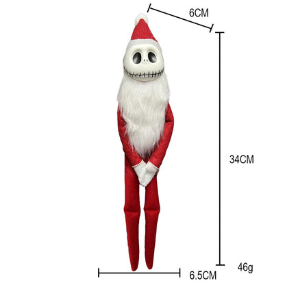 Desenho animado europeu Halloween Natal Terror Noites Jack Elfo Enfeite Decoração