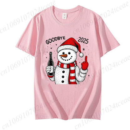 Goodbye 2025 Shirt,Goodbye 2025 Shirt,Happy New Year T-Shirt,New Year Party Shirts, 2026 Celebration Women's Men T-Shirts Tops