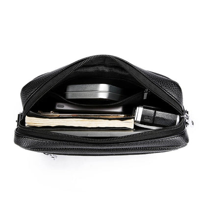 New Style Hand-Held Men's Bag - Trendy Large-Capacity Waterproof Shoulder Bag Casual And Versatile Cross-Body Bag