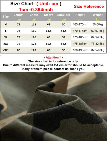 2024 New 95% Cotton Men's Shirt Camouflage Long Sleeve Drop Shoulder Button Pockets Cowboy Loose Casual Work Jeans Shirts