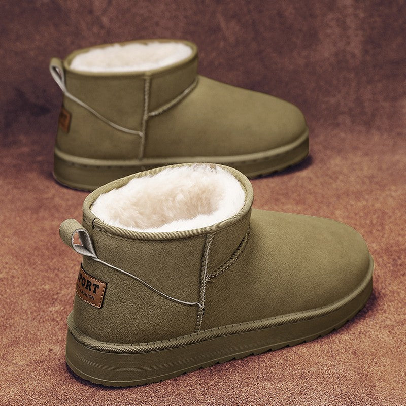 Mens Shoes Classic Top Quality Suede Leather Ankle Boots 2025 Winter Snow Boots for Men New Fashion Australia Boots 36-45