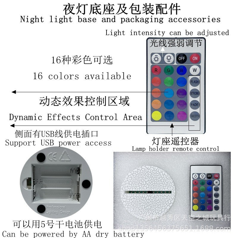 KPop K-POP Demon Hunters Kawaii Zoe Mira Rumi Saja Boys Superstar Monochrome Light Remote Control 16 Color Light Night Light