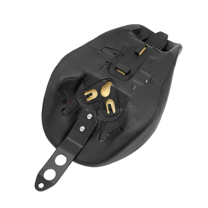 Banco Solo Preto Dianteiro para Piloto/Condutor de Moto para Harley Sportster XL 1200 883 72 Forty Eight 2016 em diante
