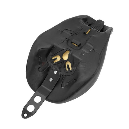 Banco Solo Preto Dianteiro para Piloto/Condutor de Moto para Harley Sportster XL 1200 883 72 Forty Eight 2016 em diante