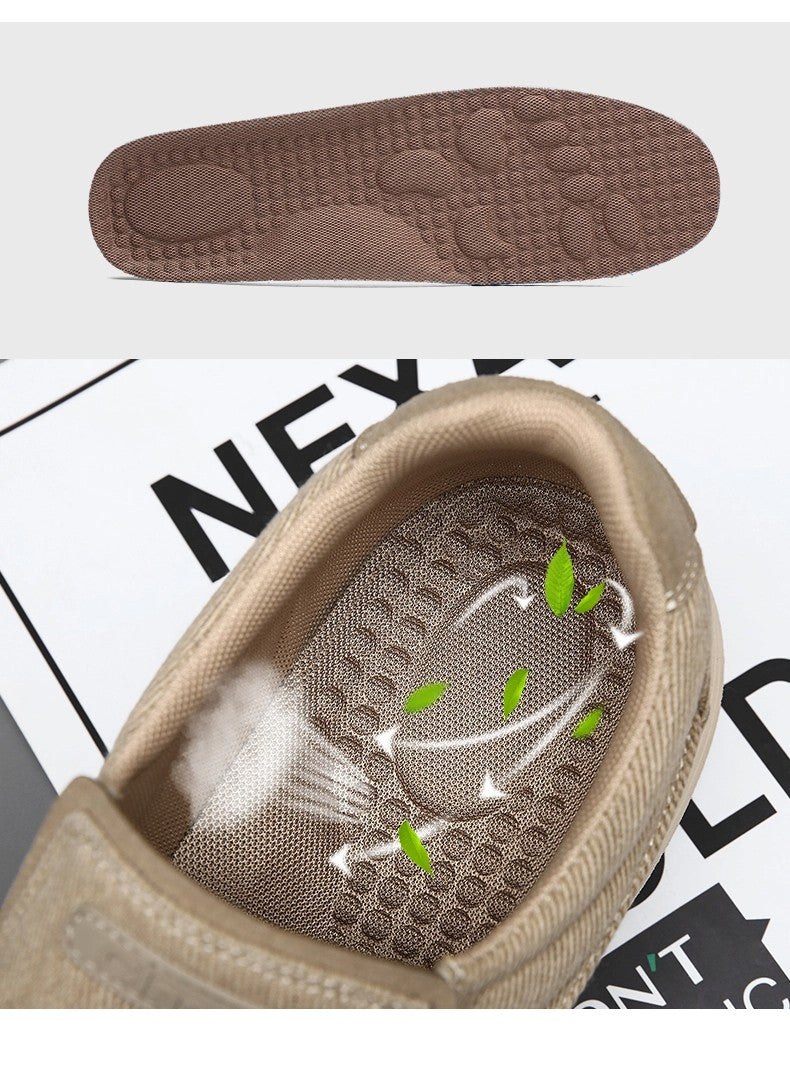 Men's Shoes Comfortable Canvas Shoes Plus Size 48 Breathable Loafers Men's Walking Sports Shoes Men's Trendy Casual Sports Shoes