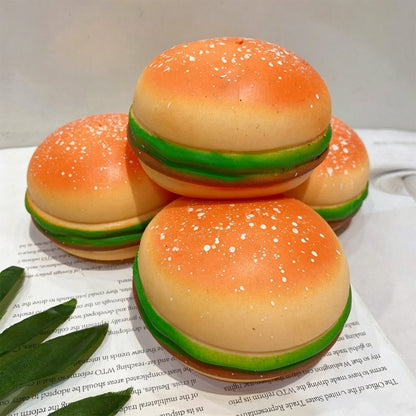 1/2/3Pcs Squishy Hamburger Stress Ball Autism Sensory Toy Stress & Anxiety Relief Toys Pinch Decompression Toy Party Gifts
