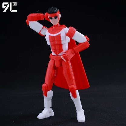 Boneco de Ação Multiarticulado 3D Impresso Dummy13 Homem-Aranha 9L3D Colecionável Marvel com Braços Articulados Boneco para Animação Stop Motion