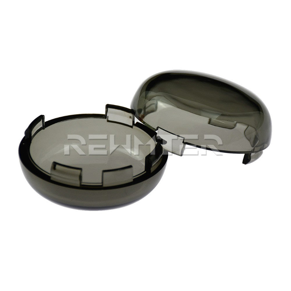 Turn Signal Light Lens Cover Motorcycle Smoke Indicator Lens Cover For Harley Touring Road King Dyna Softail Sportster 883 1200