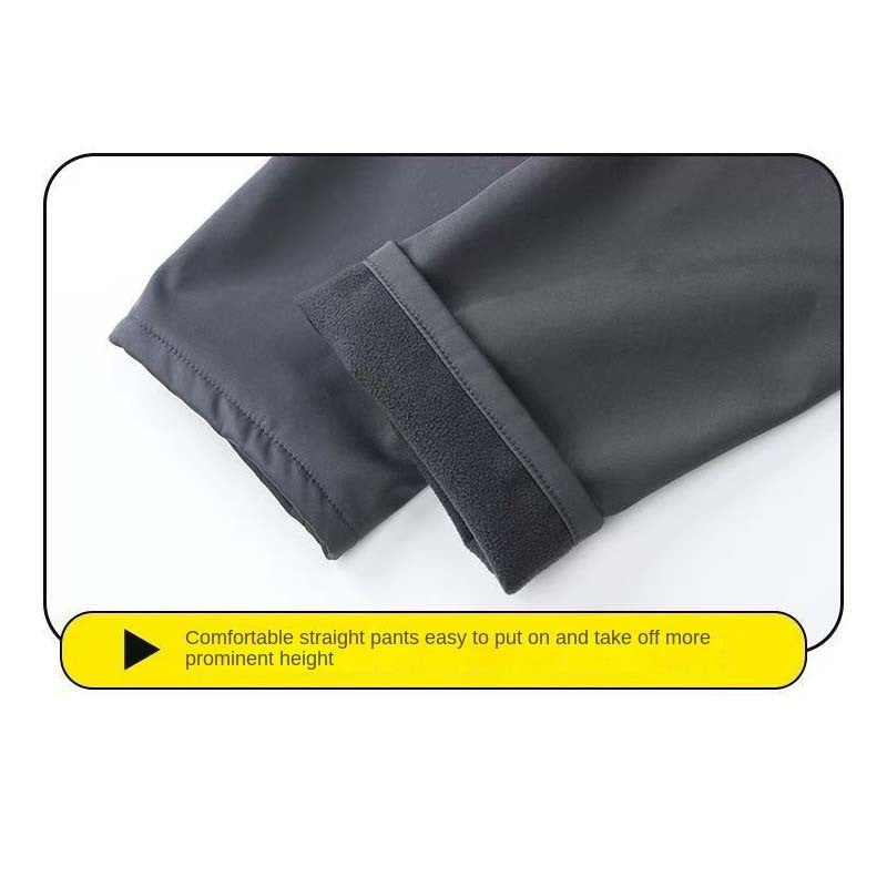 Conjunto de Pesca Masculino de Inverno 2025 Novo Impermeável e Quente Engrossado, Calça de Neve de Algodão, Conjunto Quente de Montanhismo à Prova de Vento
