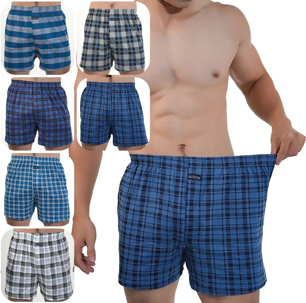 1pcs Men pijama 100% Cotton Pajama Shorts Summer Solid Elastic Waist Short Pants Casual Breathable Male Boxer Shorts Home Shorts