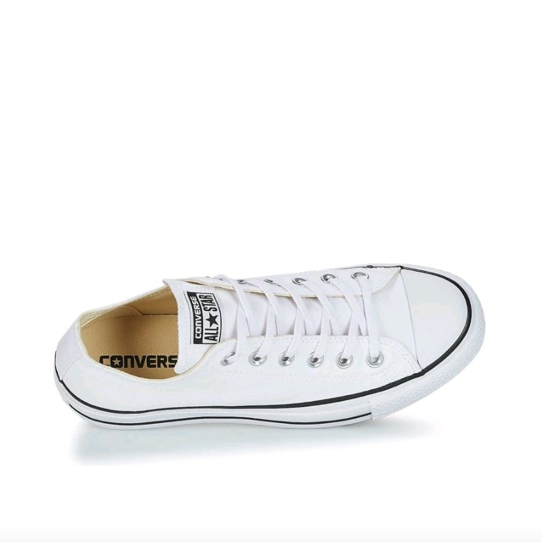 Converse Chuck Taylor All Star Men's and Women's Skateboarding Shoes, Minimalist, Chunky Sole Sneakers, White