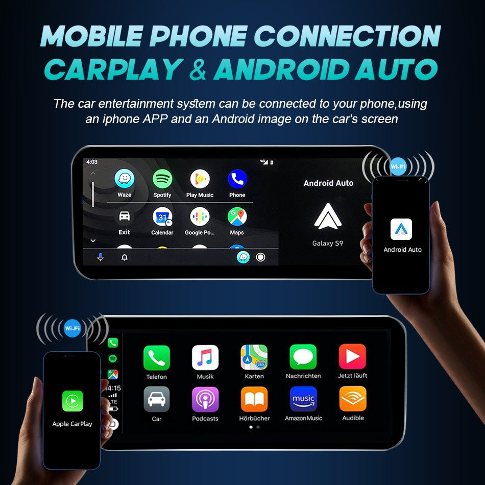 Android 14 Auto Rádio CarPlay Para Audi A1 Q2 2010-2023 GPS Carro Multimedia Player Navi Estéreo DSP WIFI SIM BT Tela de Toque IPS