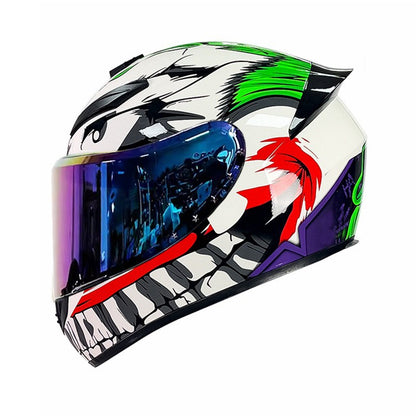 Capacete de Motocicleta Unissex DOT Full Face mecha vento equitação Capacete Motobike Scooter Casco Moto Modular Capacetes Moto