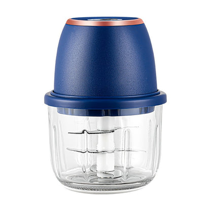 Mini Processador de Alimentos Elétrico TINSOL 350ML, Picador de Carne, Amassador de Alho, USB, Multifuncional, Fatiador de Vegetais, Liquidificador, Misturador de Cozinha