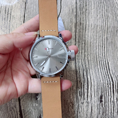 CURREN 8124,8208,8192,8230 Factory Watch Men Calendar Sport Military Male Clock Brand Luxury Origianl PU Leather Band Wristwatch