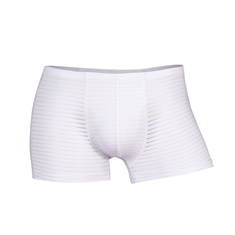 Mens Total Support Pouch Boxer Briefs Mesh Comfortable Cooling Moisture Wicking Underwear Breathable Elastic waistband Underpant