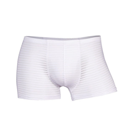 Mens Total Support Pouch Boxer Briefs Mesh Comfortable Cooling Moisture Wicking Underwear Breathable Elastic waistband Underpant