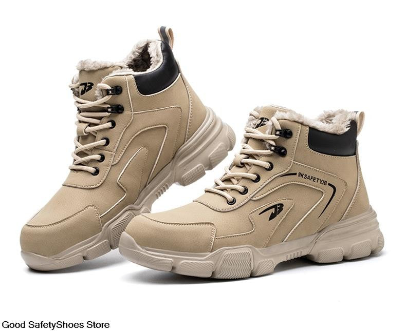 Botas de Segurança Masculinas com Biqueira de Aço Indestrutíveis para Construção Botas de Segurança à Prova de Perfurações Calçados de Trabalho Masculinos Protetores