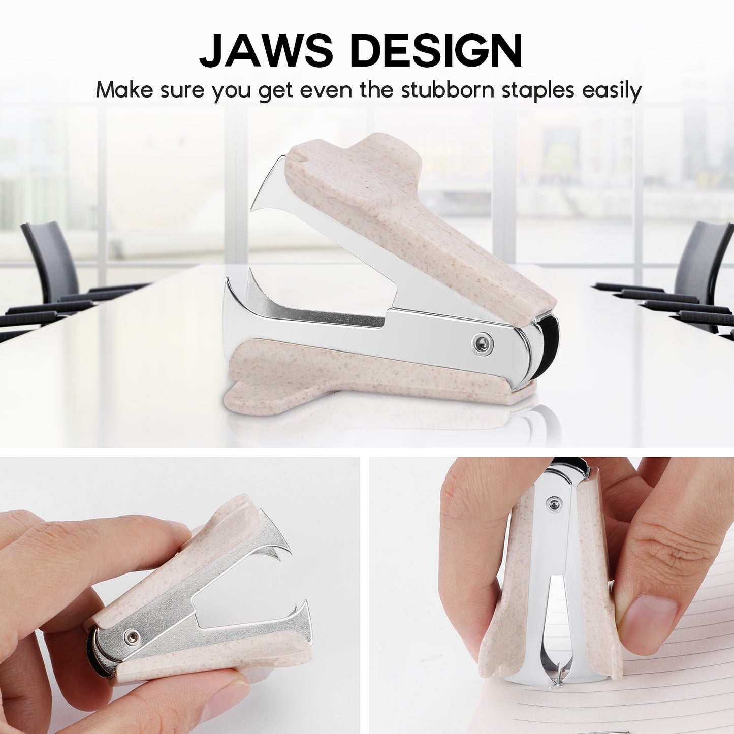 EAGLE Staple Remover Nail Puller Easy-to-Use Office Tool Portable Mini Office Quick Staple Extraction For School Office Home