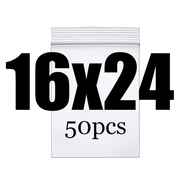 Clear Thick Zip Lock Ziplock Storage Bags Heavy-Duty Transparent Plastic Zip Package Small Jewelry Packing Reclosable Poly Pouch