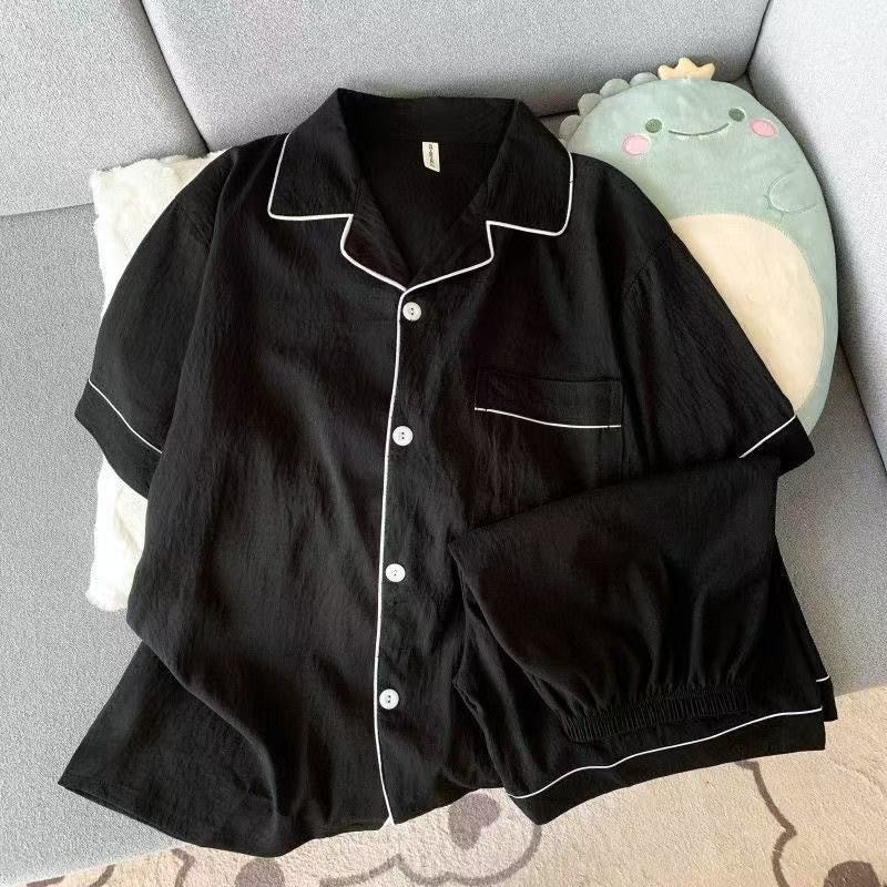 Cloud Cotton Lightweight ort Sve Spwear Men's Summer Home Clothes Thin Fabric Bla ort Pants Simple Youth Sle