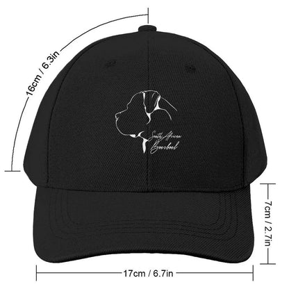 South African Boerboel Profile Dogs Baseball Cap cute foam party Hat Luxury Man Hat Golf Wear Men Women's