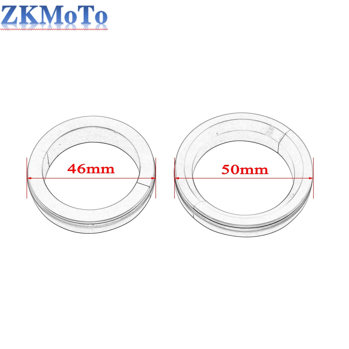Universal Motorcycle CNC 46mm 50mm Rear Shock Absorber Suspension Lowering Kit For KTM Kawasaki Yamaha Honda Suzuki Sheroc Parts