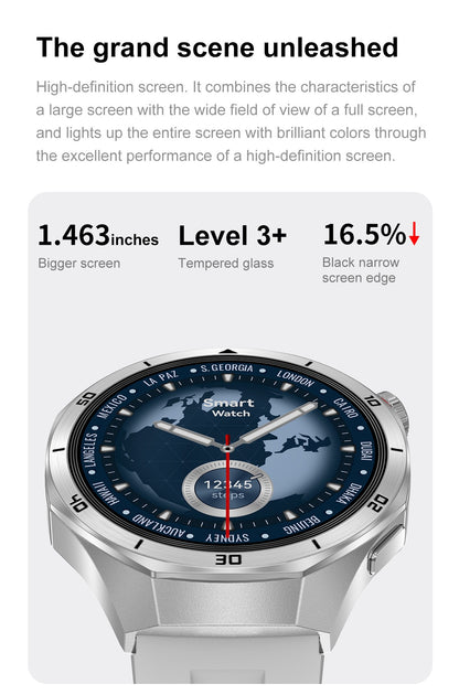 GT5 Pro Smart Watch Global Version 32GB Memory GPS navigation NFC Music Video play Call Titanium alloy Waterproof Smartwatch 5