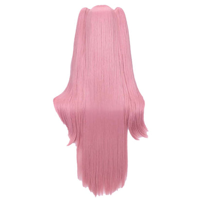 The Ending Seraphim Krul Tepes Cosplay Synthetic Hair 38-Inch Vampire Witch Halloween Theme Party Anime Wig In Cherry Pink
