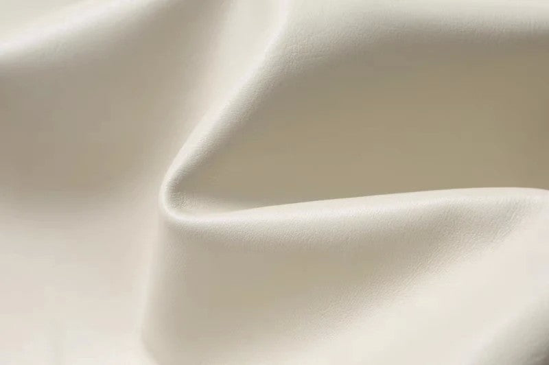 Men's Genuine Leather Jacket White Lapel Calfskin Jacket Natural Cowhide Men's Coat Slim Fit Top Layer Cowhide Biker Jacket