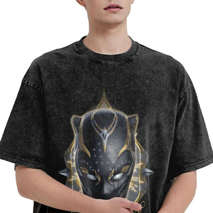 Men's Frgrt T Shirt Black Panther 100% Cotton Clothing Humorous Short Sleeve Crew Neck Tee Shirt 6XL T-Shirts